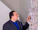 El artista Mateo Blanco afirmó que esta hace parte de la exhibición más importante de su vida. FOTO: COLPRENSA.