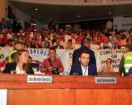 El debate de este jueves se ha centrado en la discusión sobre si Cañas está impedido para votar. FOTO Jaime Pérez