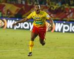 Léider Berrio. Este es el primer título de liga que logra el Deportivo Pereira. FOTO MANUEL SALDARRIAGA 