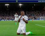 Luis Sinisterra debutó en el Once Caldas de Manizales en el 2016. Jugó 47 partidos, anotó 6 goles y dio tres asistencias. Actualmente hace parte del Leeds United desde julio de 2022. FOTO Getty 