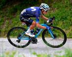 Einer Rubio durante la etapa 13 del Giro de Italia, la cual terminó ganando. FOTO @Movistar_Team