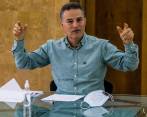 El gobernador Aníbal Gaviria se pronunció sobre Hidroituango y pidió a Petro interceder ante la Creg si hay retrasos. FOTO JULIO CÉSAR HERRERA. 