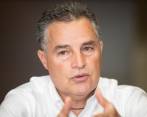 Gobernador de Antioquia, Aníbal Gaviria, durante una entrevista para El Colombiano en diciembre de 2022. FOTO: ESNEYDER GUTIÉRREZ