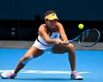 La tenista colombiana se enfrentó en su debut en el Abierto de Australia a la exnúmero uno del mundo, Noami Osaka. FOTO: EFE/EPA/DAVE HUNT
