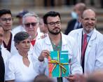 La reforma a la salud fue radicada ante le Congreso el pasado 13 de febrero y tuvo como antesala un evento presidencial. FOTO Colprensa