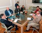 Los asistentes a la reunión entre el presidente Gustavo Petro y Rodrigo Londoño (“Timochenko”). CORTESÍA DE PRESIDENCIA.