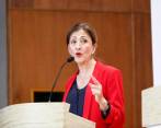 A Ingrid Betancourt la han criticado por el intercambio de elogios que ha tenido recientemente con el expresidente Álvaro Uribe. FOTO: Carlos Velázquez.