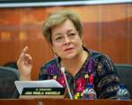 Gloria Inés Ramírez, ministra de Trabajo, deberá sacar adelante dos reformas claves para el Gobierno Petro este año. FOTO CORTESÍA MINTRABAJO