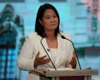 La candidata a la Presidencia de Perú, Keiko Fujimori, de Fuerza Popular, solicitó un reconteo de votos. FOTO EFE