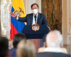 Luego de permanecer ausente dos días, Petro reapareció este viernes y arremetió contra fondos de pensión. FOTO cortesía