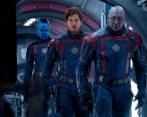 Nébula, Peter Quill y Drax, en la nueva Guardianes de la Galaxia Vol. 3. FOTO Cortesía Marvel