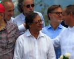 Gustavo Petro estuvo en la reapertura de la frontera entre Colombia y Venezuela. FOTO CAMILO SUÁREZ 
