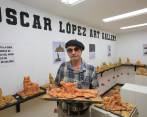 Óscar López, pintor y escultor antioqueño. FOTO Esneyder Gutiérrez