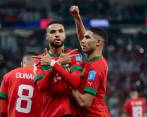 En Nesyri y Hakimi son dos de los protagonistas del histórico paso de los marroquíes a las semifinales del Mundial. FOTO: EFE