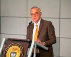 El ministro de Defensa, Iván Velásquez, sostuvo que el término “retención” es una de las definiciones de la palabra “secuestro”. FOTO: Cortesía Presidencia