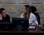 Gustavo Bolívar, presidente de la Comisión Tercera del Senado, y Katherine Miranda, presidenta de la Comisión Tercera de la Cámara de Representantes, son dos de los congresistas que buscan sacar adelante la tributaria en el Congreso. FOTO COLPRENSA 