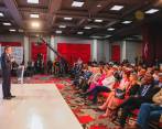 Al evento de Roy Barreras asistieron exfuncionarios del Juan Manuel Santos, entre ellos, nada menos que el hoy ministro del Interior, Alfonso Prada. FOTO Cortesía