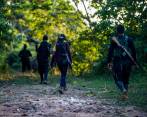 Los grupos ilegales, como el Clan del Golfo, Los Caparros (en la foto), las disidencias de las Farc y el ELN, entre otros, serían cobijadas por la receta que alista el petrismo. FOTO: Julio César Herrera