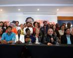 En el Pacto Histórico hay 10 partidos con personería jurídica, lo que les da el poder de entregar avales y recibir financiación del Estado, por lo que la propuesta de ser un solo partido no cuaja del todo. FOTO COLPRENSA