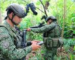 Este viernes se unieron también otros 35 hombres de Fuerzas Especiales para trabajar en la operación Esperanza. FOTO: TOMADA DE TWITTER @FuerzasMilCol
