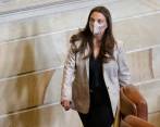 La exministra Karen Abudinen fue llamada en calidad de testigo por la Corte Suprema en un proceso preliminar que sigue a congresistas por el caso Centros Poblados. FOTO Colprensa