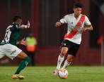 El colombiano Jorge Carrascal fue el que más inquietó a la defensa de Palmeiras mientras estuvo en campo, fue expulsado en el minuto 60. FOTO TOMADA DE @RIVERPLATE