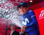 Con la victoria de Éiner Rubio ya son 33 las etapas que han ganado los colombianos en el Giro. FOTO AFP