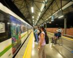 Entre las estaciones Niquía y San Antonio y entre Poblado y La Estrella continúa la prestación del servicio. FOTO: Carlos Alberto Velásquez