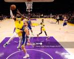 LeBron James fue la gran estrella de los Lakers durante los partidos de las semifinales de la conferencia oeste. FOTO: AFP 