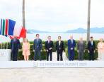Imagen de los líderes reunidos en la cumbre de Hiroshima. FOTO Cortesía g7hiroshima.go.jp