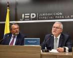 Néstor Osuna aseguró que la JEP tiene el respaldo del gobierno nacional. FOTO CORTESÍA JEP 