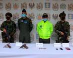 Este es el material de guerra incautado durante el operativo en El Bagre. FOTO: MinDefensa.