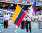 El múltiple campeón mundial de ciclismo, el antioqueño Martín Emilio Cochise Rodríguez fue homenajeado en Cali. FOTOS CORTESÍA ALCALDÍA DE CALI