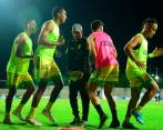 El cuadro de Itagüí perdió en su visita al Deportes Quindío 3-2 y no pudo clasificar a la fiesta de los ocho. FOTO CORTESÍA LEONES