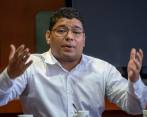El diputado Luis Peláez durante una sesión en la Asamblea de Antioquia. FOTO: Juan Antonio Sánchez