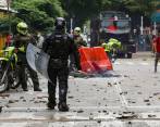 El proyecto de ley también restringe el uso de algunas armas para los uniformados en contextos de protestas sociales. FOTO: Manuel Saldarriaga