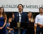 Una denuncia del alcalde Daniel Quintero contra los promotores abrió la investigación ante el CNE, sin que aún hubiera iniciado la campaña para recoger las firmas. Foto: Manuel Saldarriaga. 