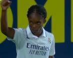 Linda Caicedo logró su primer festejo con el Real Madrid. FOTO CAPTURA DE PANTALLA DIRECTV