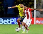 Juego cerrado entre Colombia y Paraguay en Barranquilla. FOTO FCF