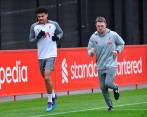 El jugador colombiano Luis Díaz se pone en forma para su regreso. FOTO LIVERPOOL FC
