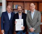 Germán Córdoba, secretario general de Cambio Radical, fue inscrito como candidato presidencial. FOTO CAMBIO RADICAL