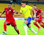 El defensa central Elver Arizala es el capitán de la Selección Colombia Sub-17. El equipo ha perdido dos partidos y empatado otro. FOTO efe