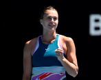 Aryna Sabalenka, actualmente es la número cinco en el ranquin de la WTA. FOTO EFE