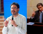 El senador Iván Cepeda y el presidente de Fedegán, José Félix Lafaurie han sido férreos críticos el uno del otro. FOTO Camilo Suárez y Colprensa