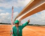 Conconcreto hizo las primeras losas de cemento 