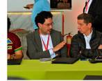  Iván Cepeda y José Félix Lafaurie tienen posturas política diferentes, pero en este momento los une que ambos hacen parte del equipo negociador del Gobierno con en ELN. FOTO: COLPRENSA 