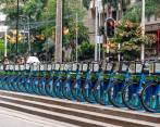 La nueva estación Coltejer de EnCicla beneficiará cada día a unos 240 ciudadanos. FOTO Cortesía