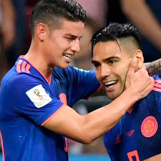 James Rodríguez y Radamel Falcao García lideran la lista de convocados para los amistosos de Colombia ante Corea y Japón. FOTO COLPRENSA 