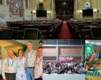 Mientras el Salón Elíptico funciona con semipresencialidad, los congresistas asistían a eventos masivos: 1) La presidenta de la Cámara, Jennifer Arias, en el Congreso de Asobancaria. 2) Representante Betty Zorro en un evento con mujeres en Fusagasugá. 3) El representante Óscar Pérez en reunión de alcaldes de Antioquia. FOTOS CORTESÍA