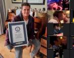 Carlos Vives rompió récord mundial de la mayor cantidad de parejas besándose simultáneamente en línea. FOTOS Guinness World Record 